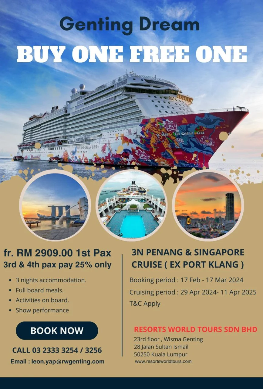 Genting Dream Buy One Free One